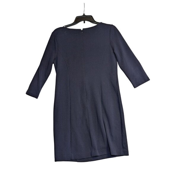 Crown & Ivy Womens Navy & Pink Embroidered Dress Size S - Picture 6 of 6